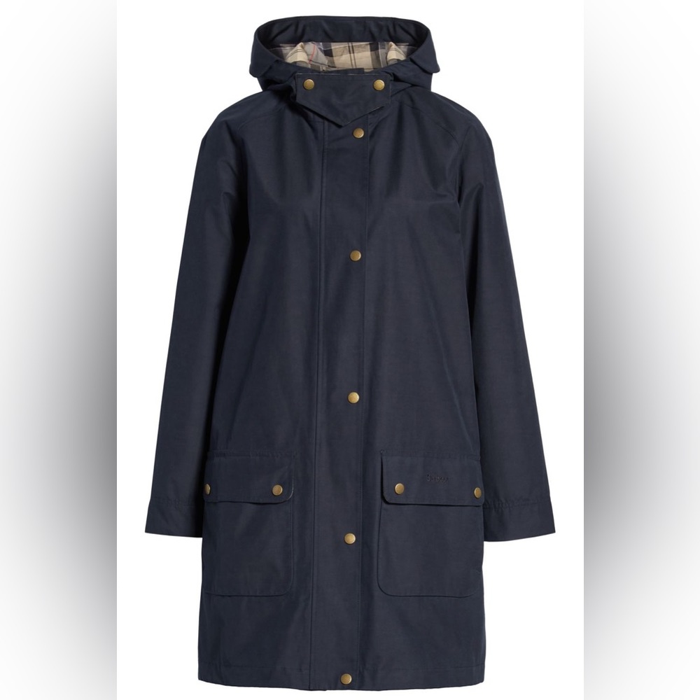 Barbour Overcast Waterproof Jacket with Hood US sz 4